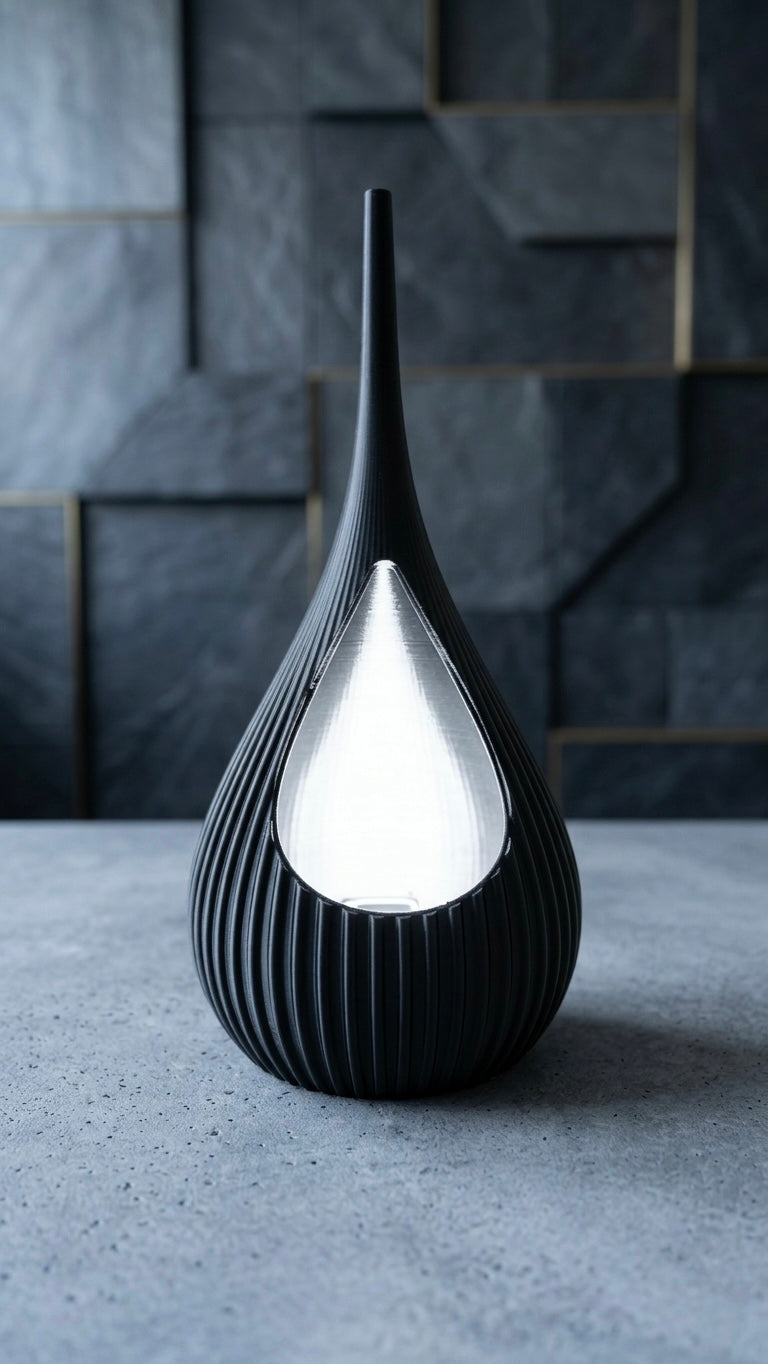 Tropfenförmige Tischlampe