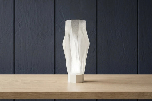 Design-Tischlampe aus Kristall