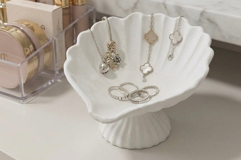 Muschel Organizer – Schmuck, Schlüssel & Accessoires-Ablage