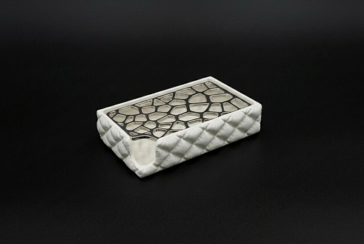 Badezimmer Organizer Set Quilt – 4 teiliges Set