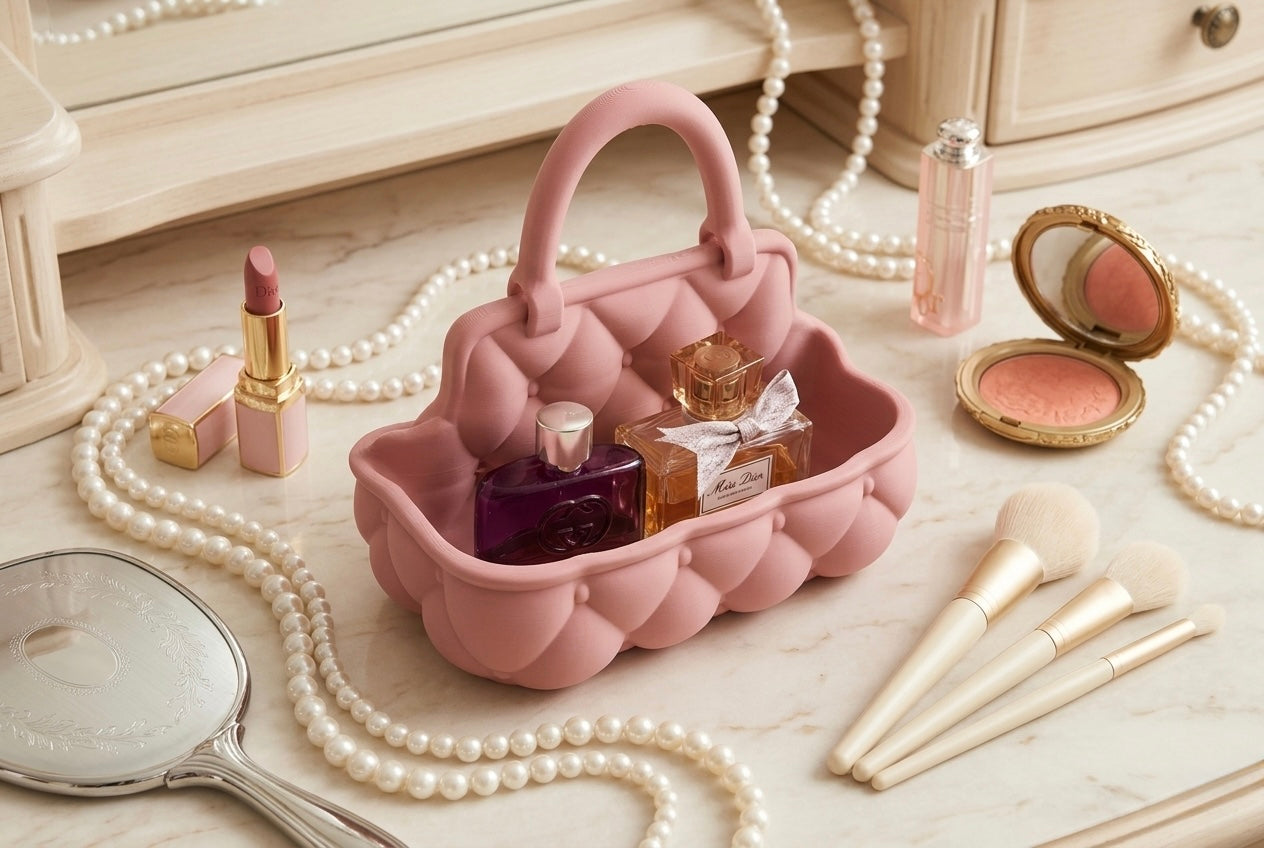 Gesteppte Taschen-Organizer – Parfüm-, Schmuck- & Accessoires-Halter